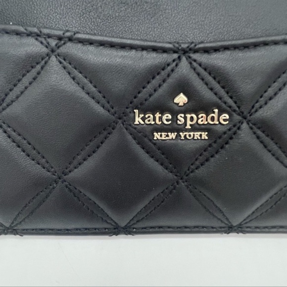 Kate Spade Slim Card Holder Wallet Black - Picture 3 of 9